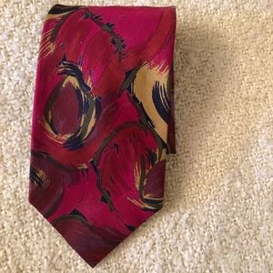 Mulberry Hand Sewn Abstract Thai Silk Tie